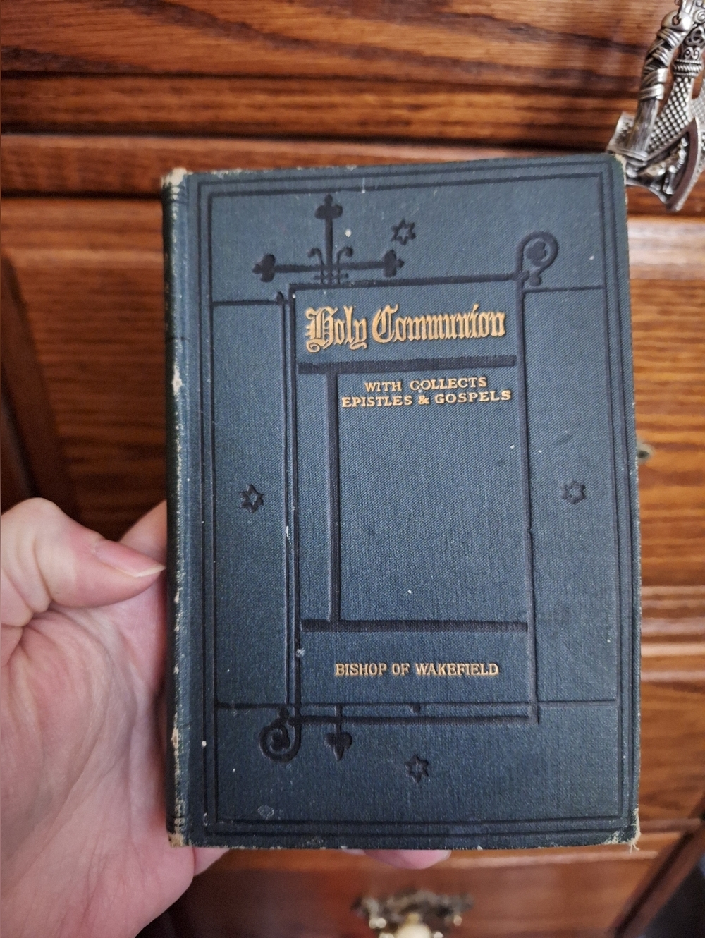 Vintage 1890 Antique Holy Communion Book